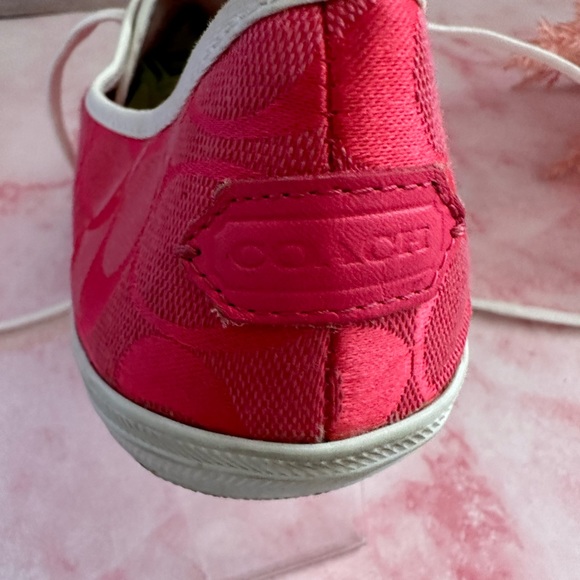 🩸Coach Bellamy Pink Signature C Sneakers - Size 9,5B🩸 - Picture 9 of 16